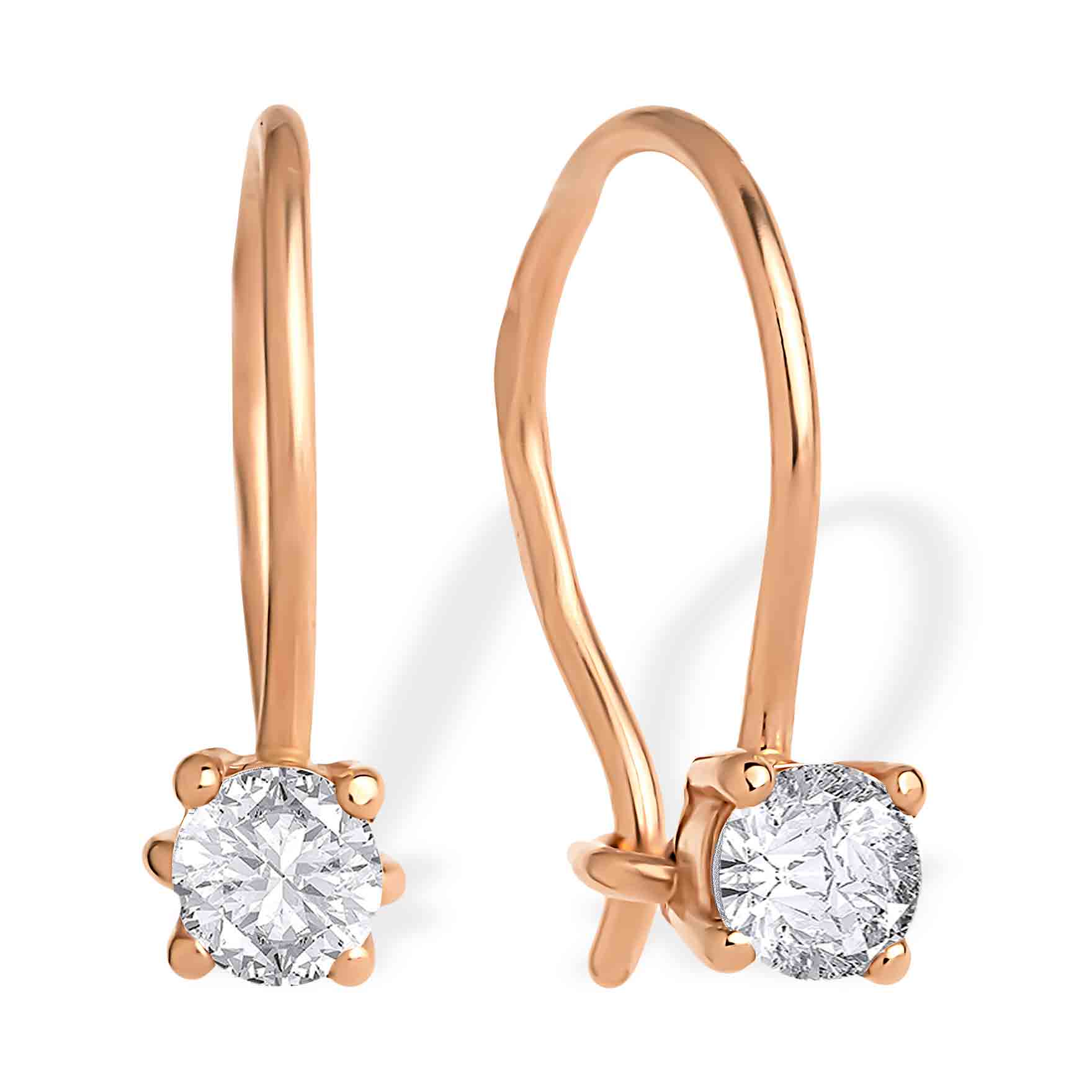 earrings rose gold