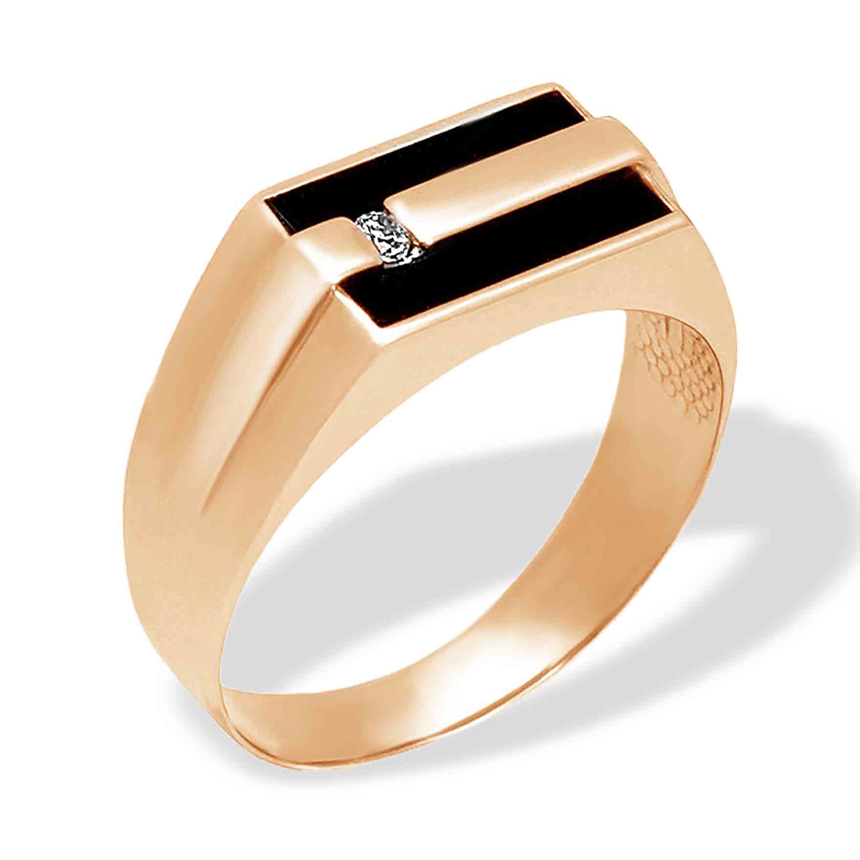 Man onyx ring | Golden Flamingo