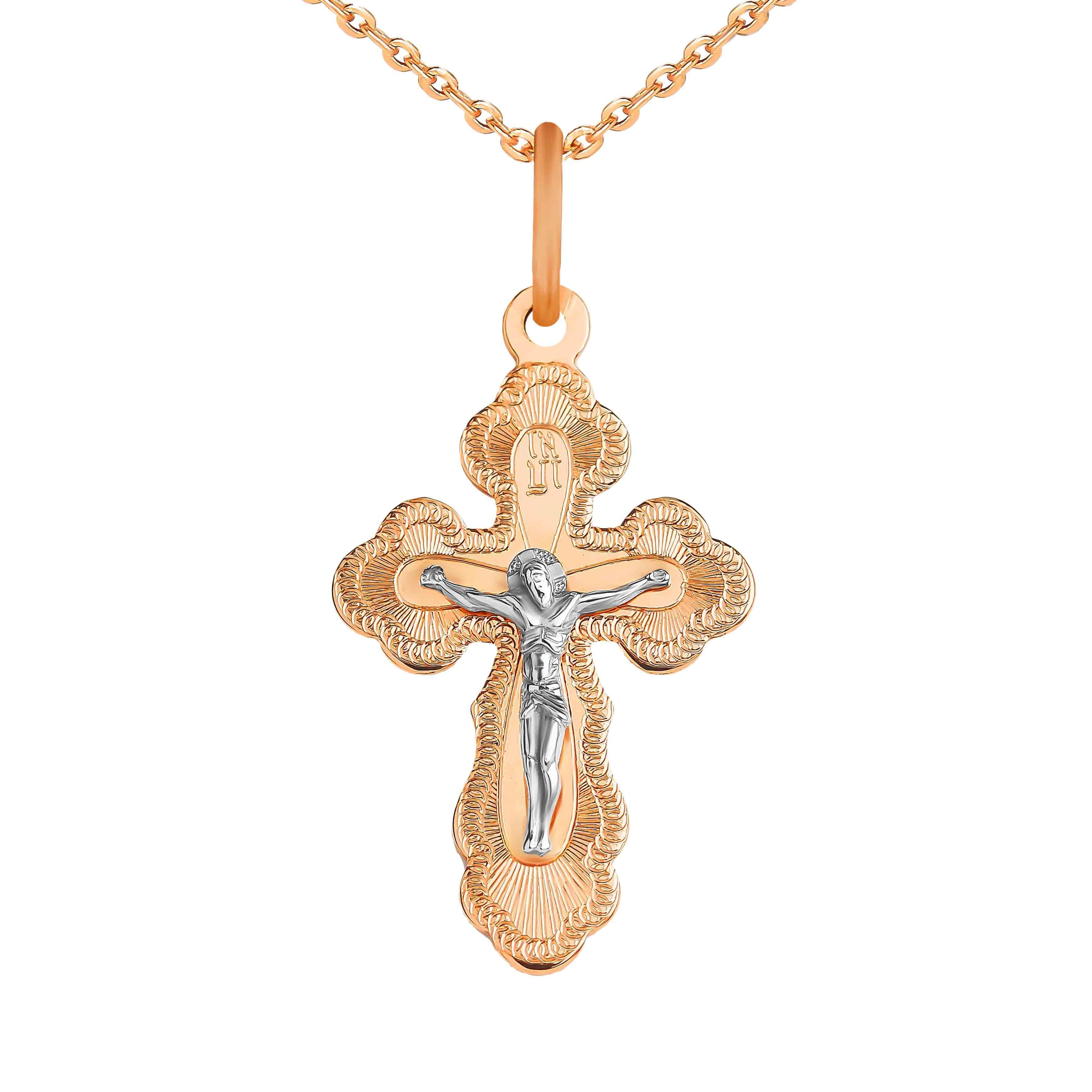 Gold crosses outlet for christening