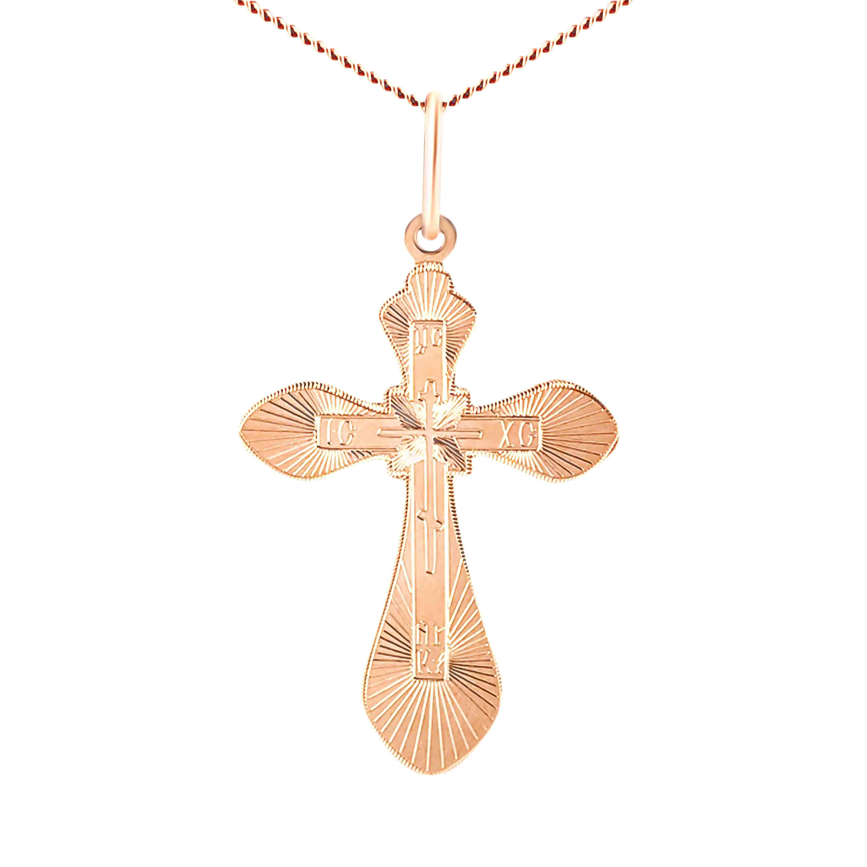 Orthodox cross jewelry gold 2025