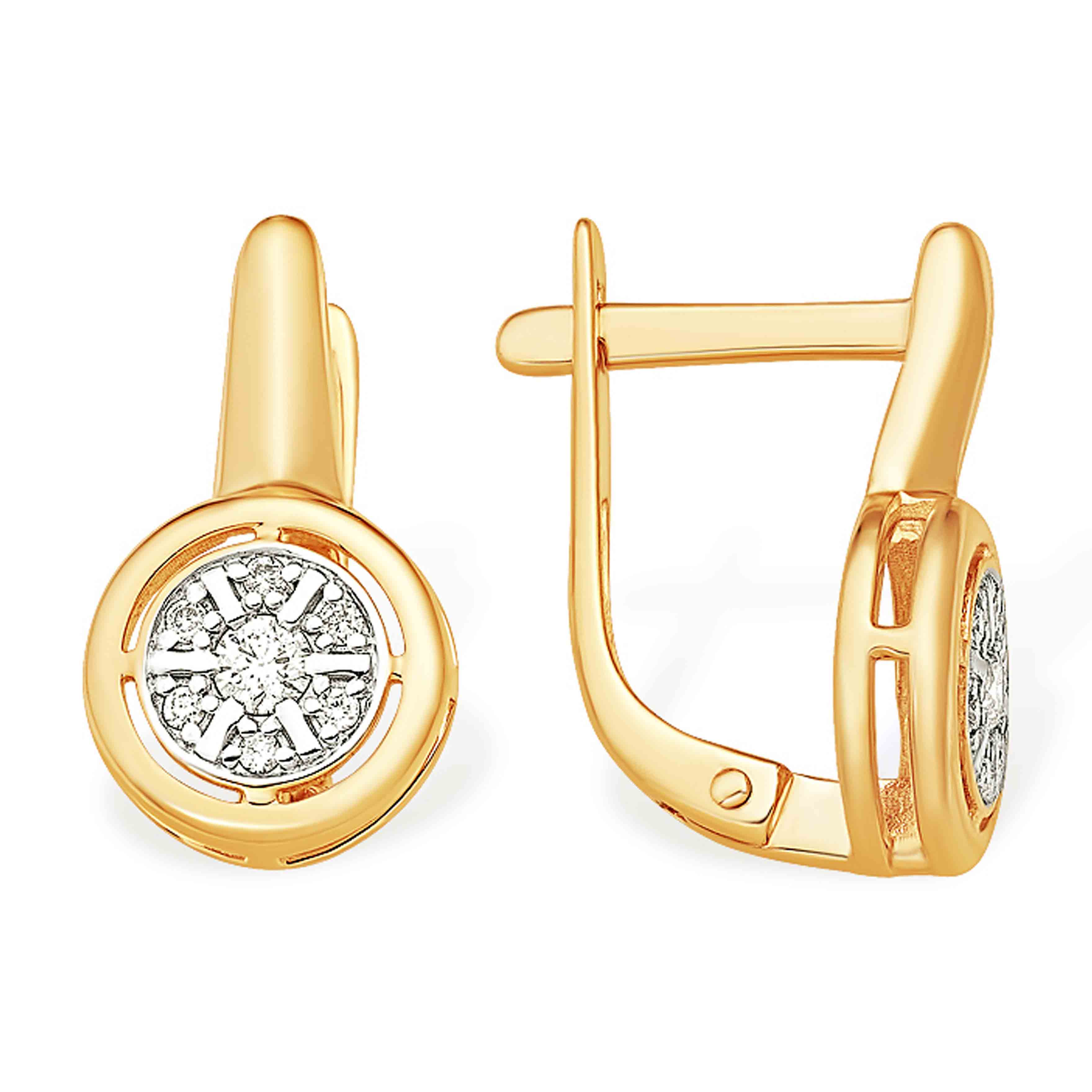 585 rose gold leverback earrings for millennials Golden Flamingo