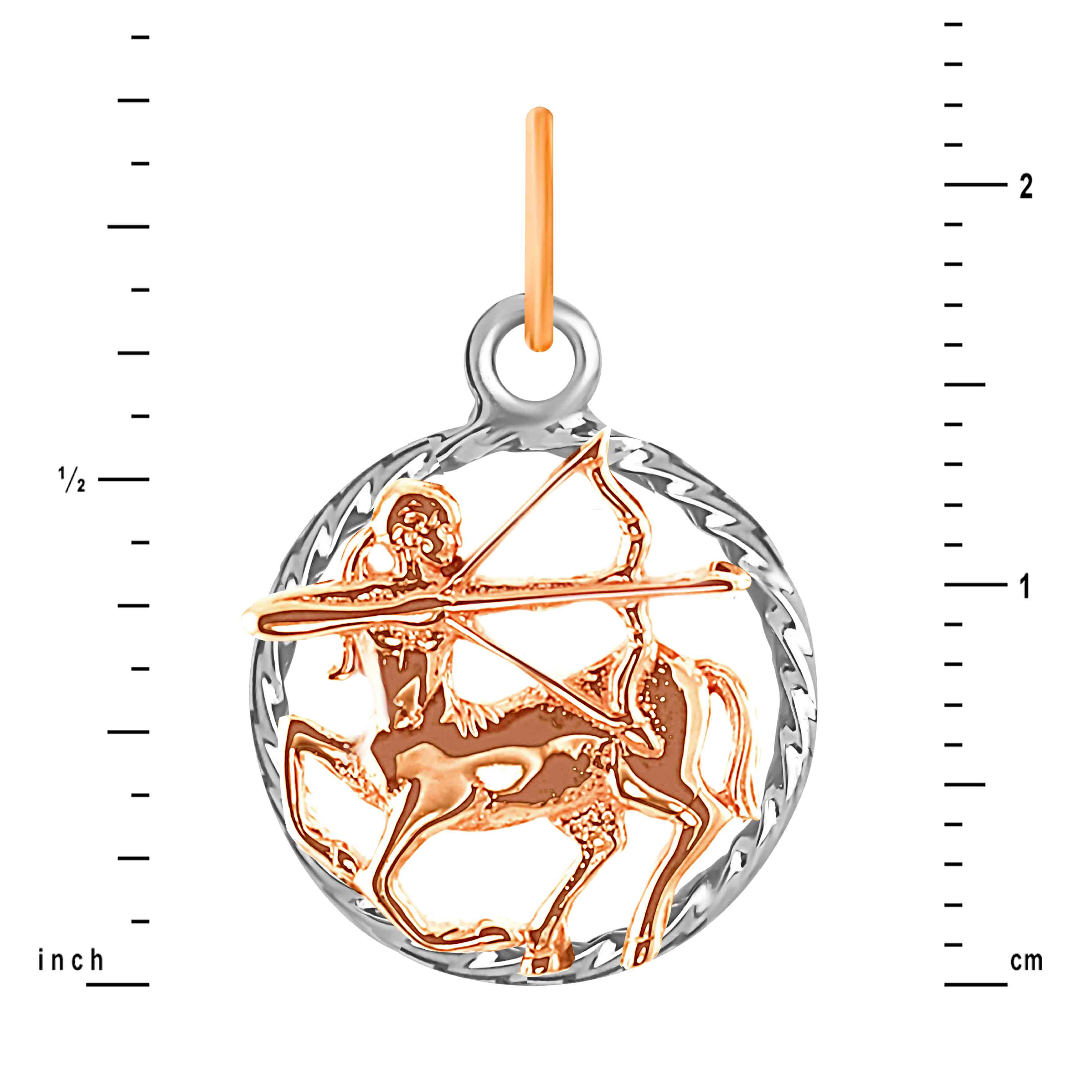 14K Yellow Gold Sagittarius Zodiac Pendant – Long's Jewelers