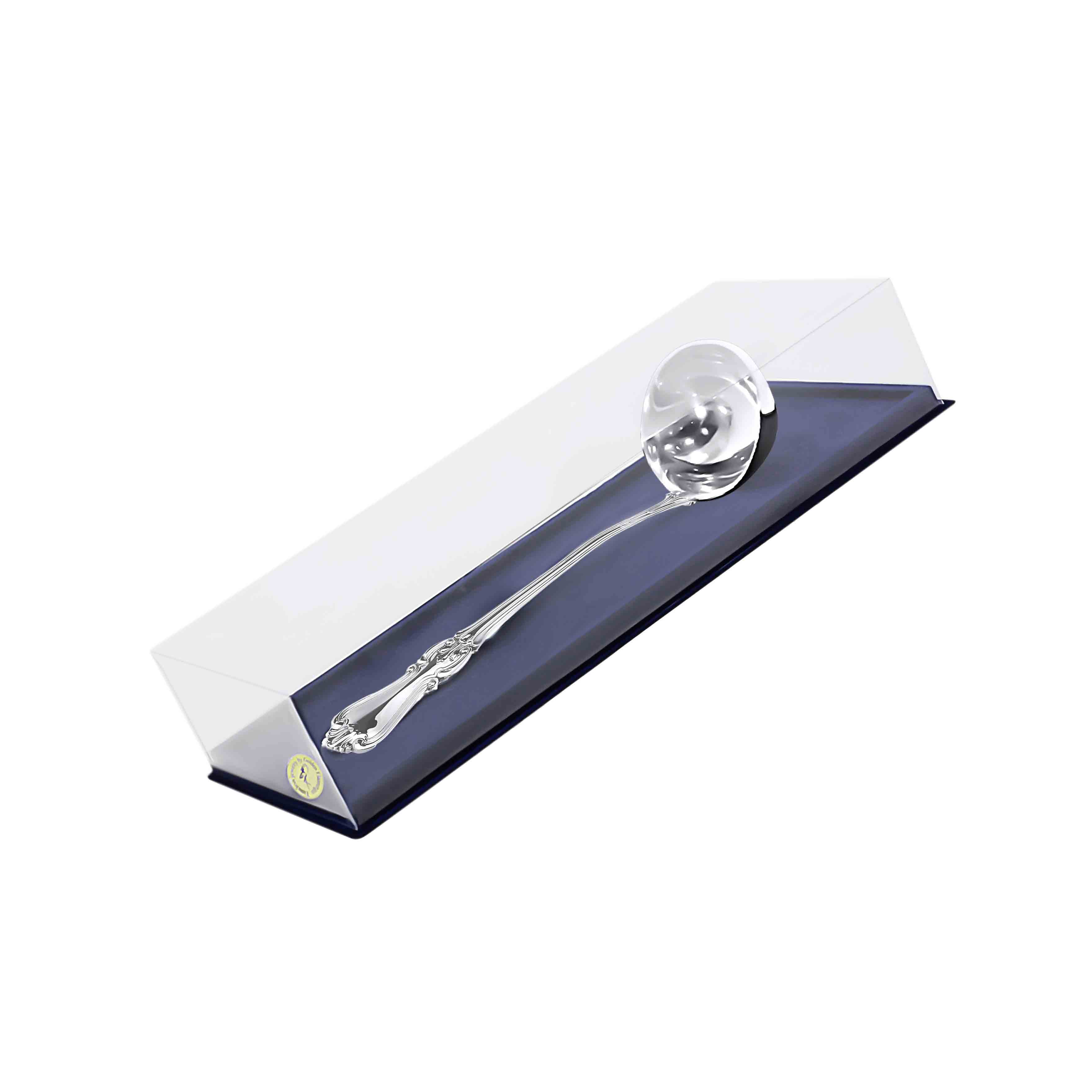 Silver soup ladle deals