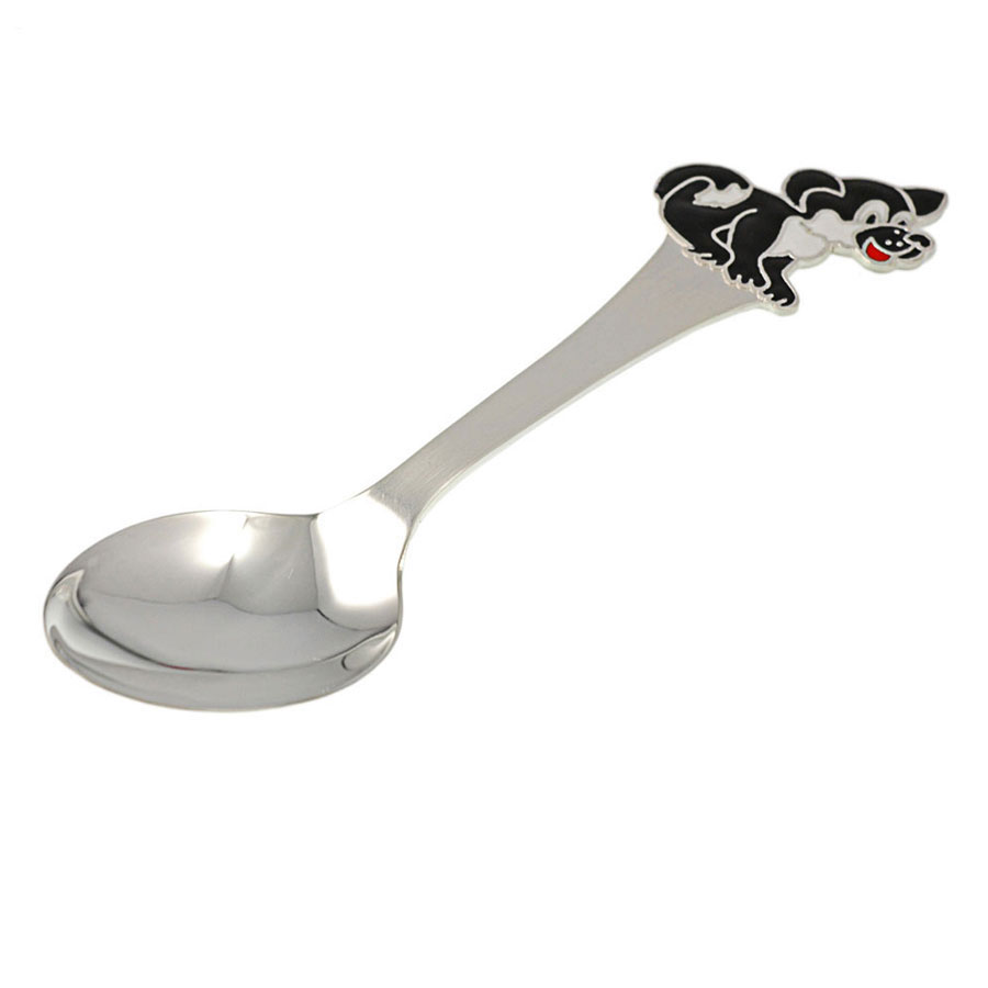Baby Silver Spoons and Baby Silver Cups Toddler silver spoon Puppy