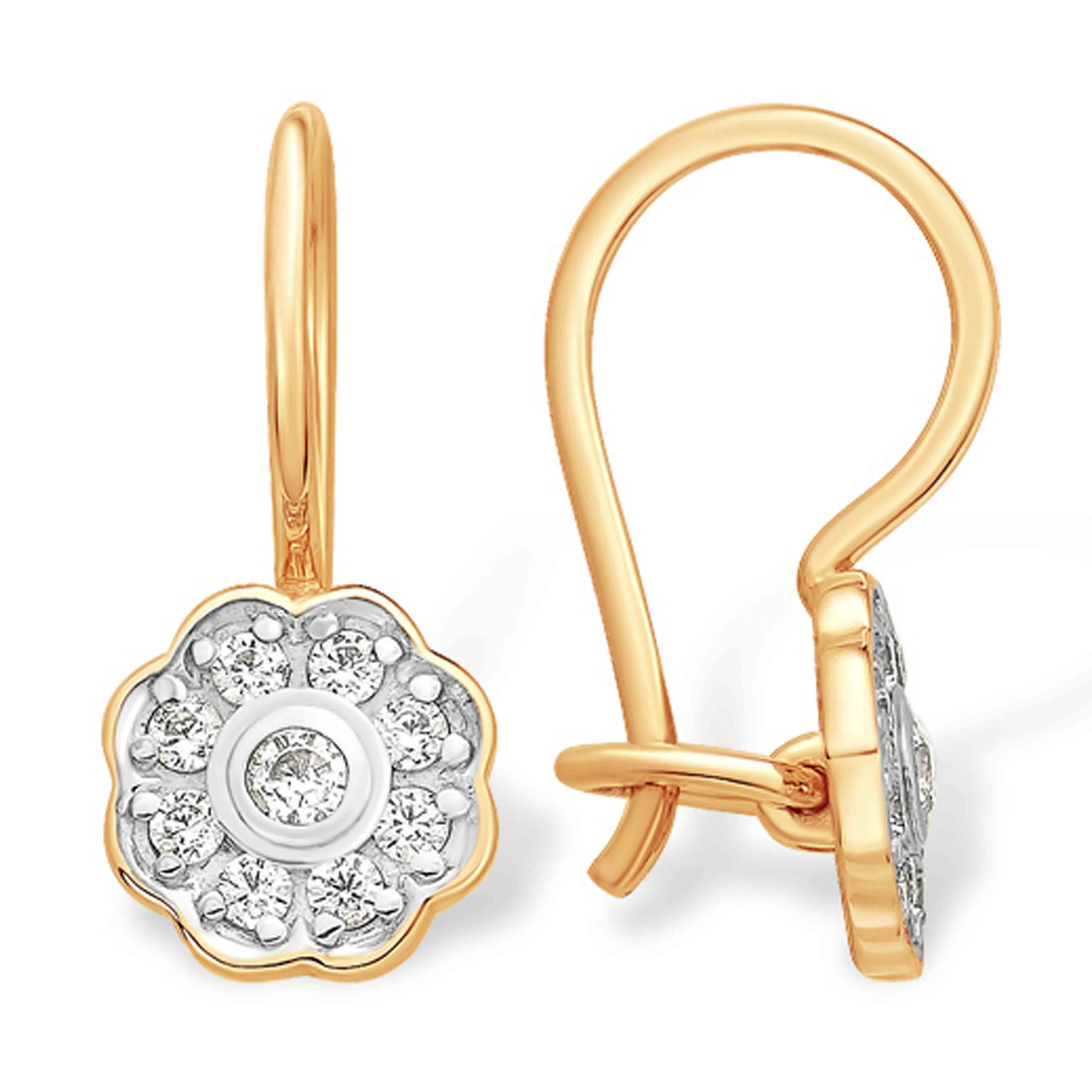 Pavé Love Lock Earrings